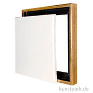 Artikelbild des Artikels “Schattenfugenrahmen mit Keilrahmen - Gold 50 x 50 cm“