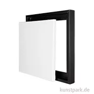 Artikelbild des Artikels “Schattenfugenrahmen mit Keilrahmen - Schwarz 40 x 40 cm“