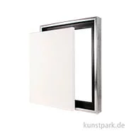 Artikelbild des Artikels “Schattenfugenrahmen mit Keilrahmen - Silber 30 x 40 cm“