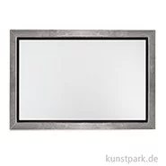 Artikelbild des Artikels “Schattenfugenrahmen mit Keilrahmen - Silber 60 x 80 cm“