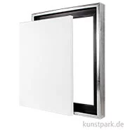 Artikelbild des Artikels “Schattenfugenrahmen mit Keilrahmen - Silber “