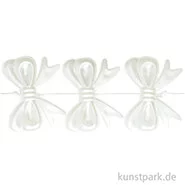 Artikelbild des Artikels “Schleifen Perlen, Perlweiß, 23x29x6mm, 6 Stück “