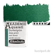 Artikelbild des Artikels “Schmincke AKADEMIE Aquarellfarben 1/2 Napf | 556 Dunkelgrün“