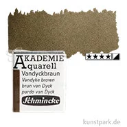 Artikelbild des Artikels “Schmincke AKADEMIE Aquarellfarben 1/2 Napf | 667 Vandyckbraun“