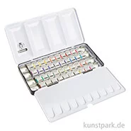 Artikelbild des Artikels “Schmincke AKADEMIE Aquarellkasten, Vollsortiment, 40 x 1/2 Näpfchen “