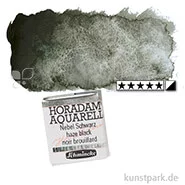 Artikelbild des Artikels “Schmincke HORADAM Aquarell - Supergranulierend 1/2 Napf | Nebel Schwarz“