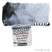 Artikelbild des Artikels “Schmincke HORADAM Aquarell - Supergranulierend 1/2 Napf | Tiefsee Schwarz“