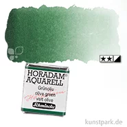 Artikelbild des Artikels “Schmincke HORADAM Aquarellfarben 1/2 Napf | 515 Grünoliv“