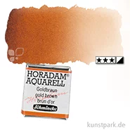 Artikelbild des Artikels “Schmincke HORADAM Aquarellfarben 1/2 Napf | 654 Goldbraun“