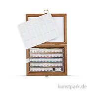 Artikelbild des Artikels “Schmincke HORADAM Aquarell Holzkasten mit 48 halben Näpfchen “