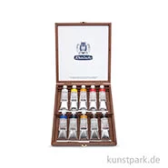 Artikelbild des Artikels “Schmincke MUSSINI Ölfarben - Flacher Holzkasten, 10x35 ml “