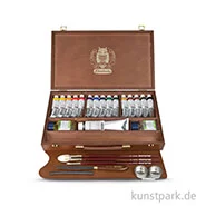 Artikelbild des Artikels “Schmincke MUSSINI Ölfarben - Großer Holzkasten, 15x35 ml, Zubehör “