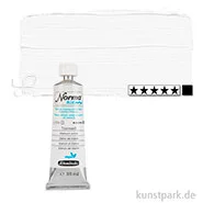 Artikelbild des Artikels “Schmincke NORMA Blue - wasservermalbare Ölfarbe, 35 ml Tube | Titanweiß“