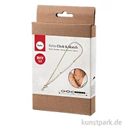 Artikelbild des Artikels “Schmuck Bastelset - Kette Click & Match, 2in1 Kette + Armband, Gold “