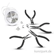 Artikelbild des Artikels “Schmuck-Bastelset mit Werkzeug für Anfänger, 100 sortierte Teile “