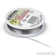 Artikelbild des Artikels “Schmuckdraht - Silber kunststoffummantelt 0,38mm, 9,2 m Spule “