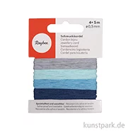 Artikelbild des Artikels “Schmuckkordeln, 0,5 mm, Blaugrau, 4 Farben, je 5 Meter “