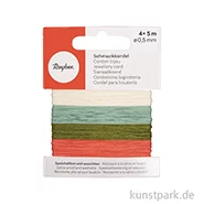 Artikelbild des Artikels “Schmuckkordeln, 0,5 mm, Bunt, 4 Farben, je 5 Meter “
