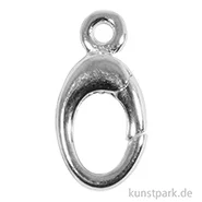 Artikelbild des Artikels “Schmuckschließe Oval, Silber, 13,5 x 7 mm “