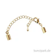 Artikelbild des Artikels “Schmuckverschluss montiert mit Karabiner, 2 mm, 1 Stück Gold“