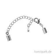 Artikelbild des Artikels “Schmuckverschluss montiert mit Karabiner, 2 mm, 1 Stück Silber“