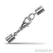 Artikelbild des Artikels “Schmuckverschluss montiert mit Karabiner, 3 mm, 1 Stück Platin“