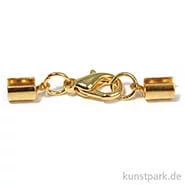 Artikelbild des Artikels “Schmuckverschluss montiert mit Karabiner, 4 mm, 1 Stück Gold“