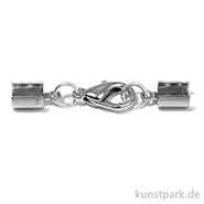 Artikelbild des Artikels “Schmuckverschluss montiert mit Karabiner, 4 mm, 1 Stück Silber“