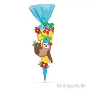 Artikelbild des Artikels “Schultüten-Bastelset Mini - Faultier, mit umfangreichem Zubehör “