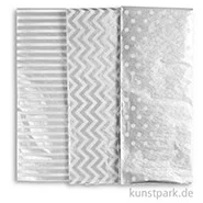 Artikelbild des Artikels “Seidenpapier, 50x70 cm, 17 g, 6 Blatt - Silber Mix “