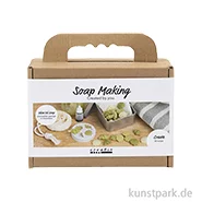 Artikelbild des Artikels “Seifengießen Set - Luffa, Muscheln, Olivgrün “