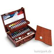 Artikelbild des Artikels “Sennelier Extra-Feine Ölfarben - Holzkasten mit 22 Tuben 40 ml und Zubehör “