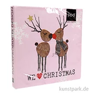 Artikelbild des Artikels “Servietten We love Christmas Rosé - 33 x 33 cm “