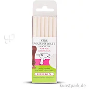 Artikelbild des Artikels “Siegellack für Wachspistole, 6 Stück Set | Extraweiß“