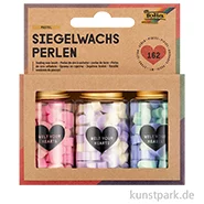 Artikelbild des Artikels “Siegelwachs Perlen - PASTEL, 6 verschiedene Farben, 162 Stück “