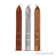 Artikelbild des Artikels “Siegelwachsstangen mit Docht, Länge 10 cm, 3 Stück sortiert “
