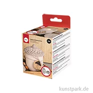 Artikelbild des Artikels “Silikon Gießform - 3D Eichelnuss Dose mit Deckel, 11 x 8,5 cm “