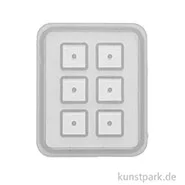 Artikelbild des Artikels “Silikon Gießform - 6 Perlen, Würfel, 12 x 12 x 12 mm “