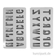 Artikelbild des Artikels “Silikon Gießform - ABC, 2-teilige Form mit 26 Buchstaben “