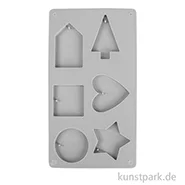 Artikelbild des Artikels “Silikon-Gießform mit 6 verschiedenen Deko-Formen “