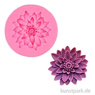 Artikelbild des Artikels “Silikon Gießform - Blume Dahlie, Durchmesser 5,8 cm, Höhe 1,2 cm “
