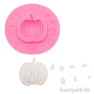 Artikelbild des Artikels “Silikon Gießform - Halloween Kürbis, 9,5 x 9 x 1 cm “
