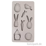 Artikelbild des Artikels “Silikon Gießform - Happy Spring, 8 Motive, 14,5 x 26 x 1 cm “