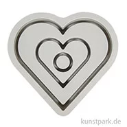 Artikelbild des Artikels “Silikon Gießform - Kerzenständer Herz, 15,9 x 15 x 2,5 cm “