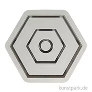 Artikelbild des Artikels “Silikon Gießform - Kerzenständer Hexagon, 16 x 14 x 2,5 cm “