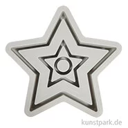Artikelbild des Artikels “Silikon Gießform - Kerzenständer Stern, 18,5 x 18,5 x 2,5 cm “