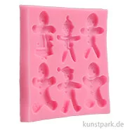 Artikelbild des Artikels “Silikon-Gießform - Lebkuchen Figuren, 9,5 x 9,5 cm “