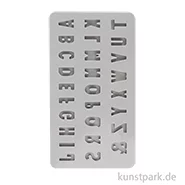 Artikelbild des Artikels “Silikon Gießform - Mini ABC, 27 Buchstaben, 14,5 x 26 x 1 cm “
