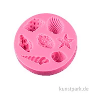 Artikelbild des Artikels “Silikon Gießform - Muscheln, 7 Motive, Durchmesser 7,7 cm, Höhe 1,4 cm “