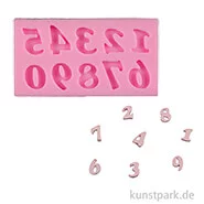 Artikelbild des Artikels “Silikon Gießform - Nummern, 10 Zahlen, 6,2 x 3,4 x 0,7 cm “